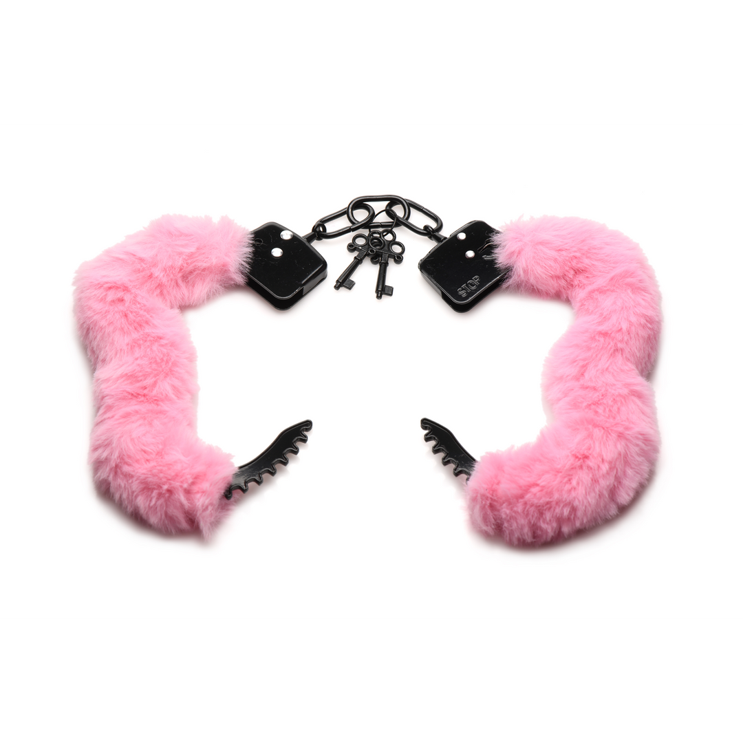 Fesseln in Fell - Furry Handcuffs - Pink