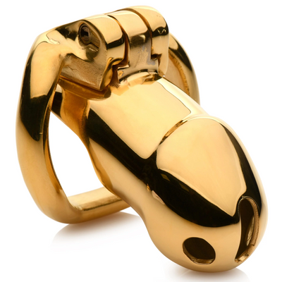 Midas Locking Chastity Cage - 18K vergoldet - Gold