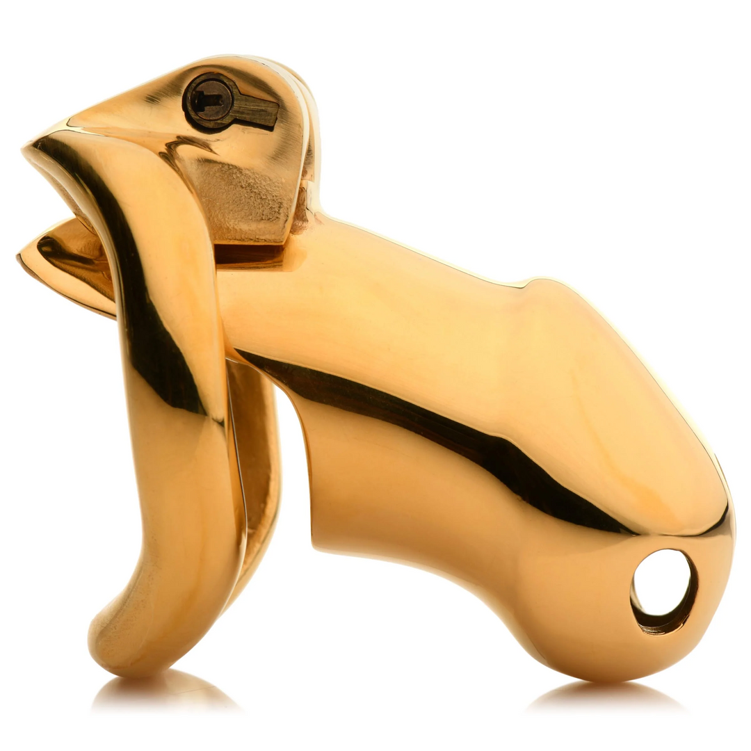 Midas Locking Chastity Cage - 18K vergoldet - Gold