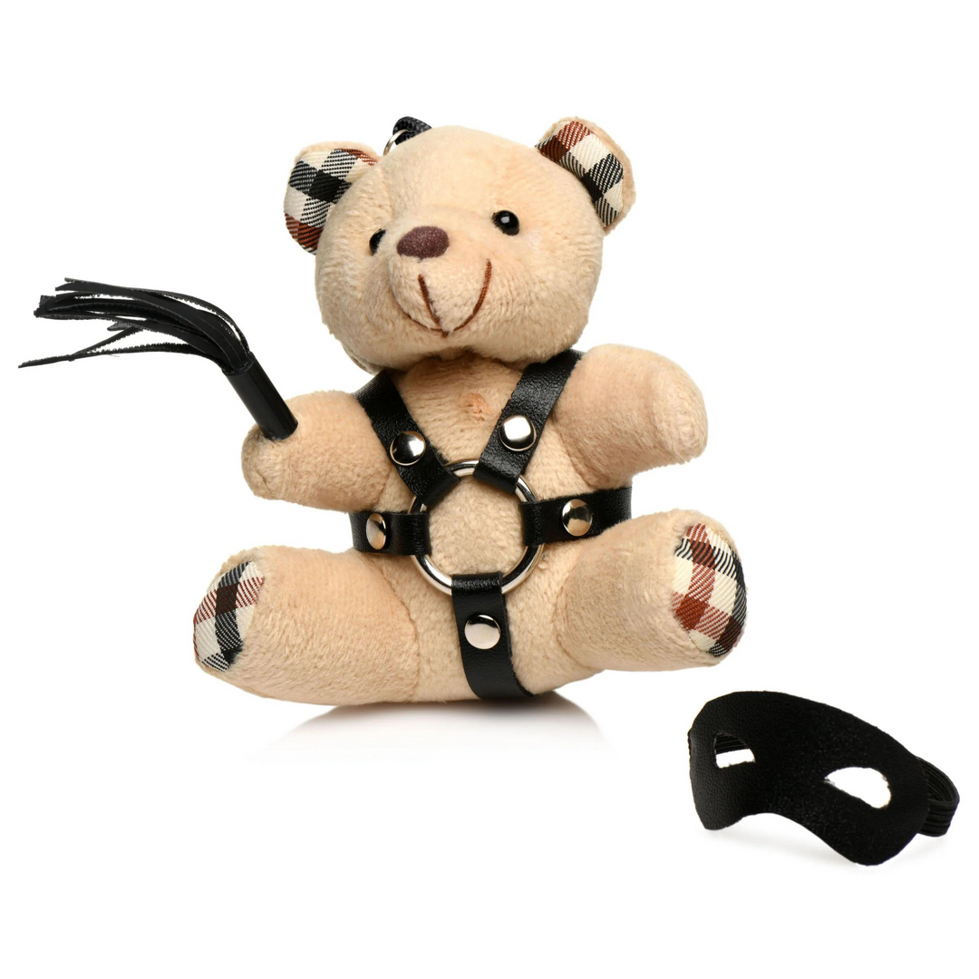 BDSM Teddy Bear Schlüsselanhänger - Tan