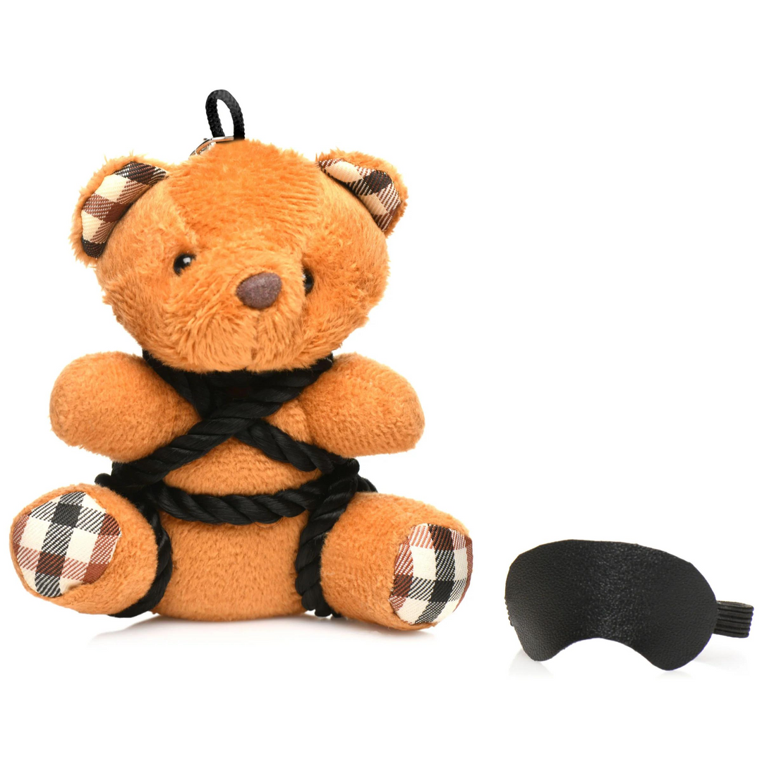 Seil Teddybär Schlüsselanhänger - Braun