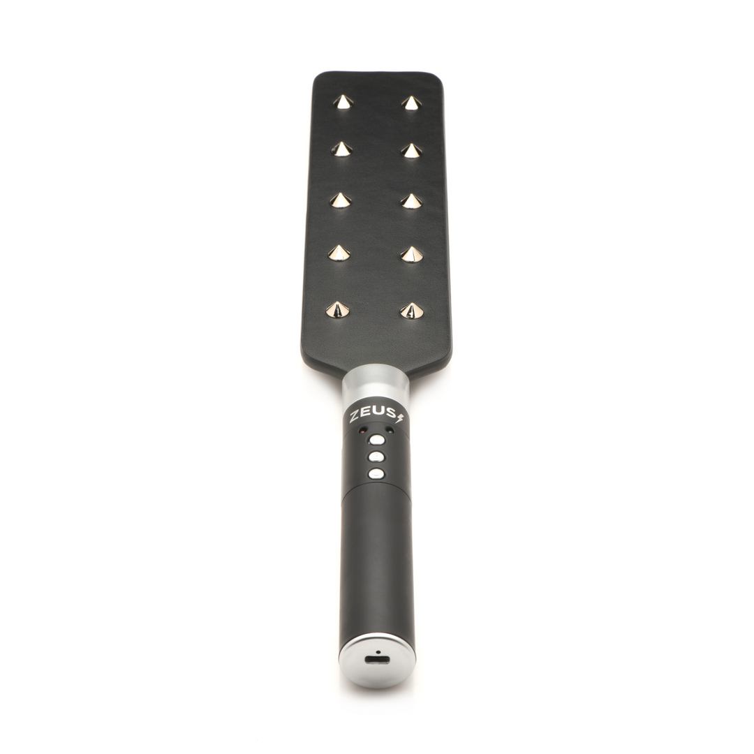 E-Stim Spiked Paddle - Schwarz