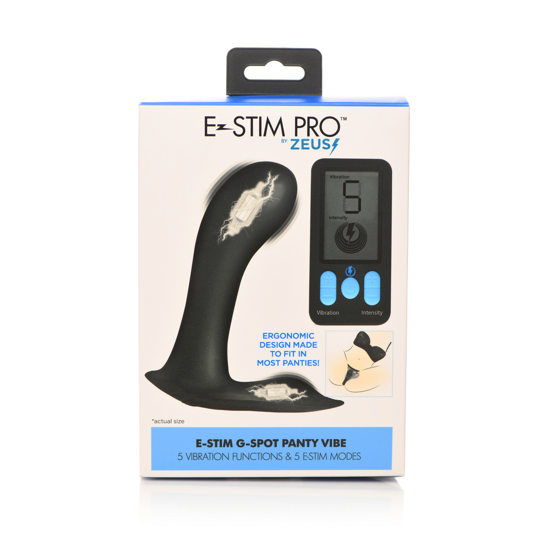 E-Stim Pro - G-Spot Panty Vibe - Schwarz