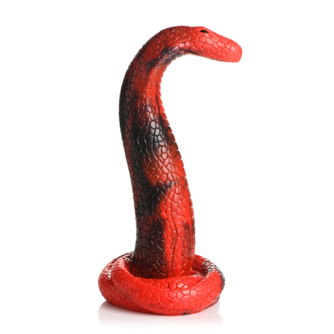 King Cobra - Silicone Dildo - Red