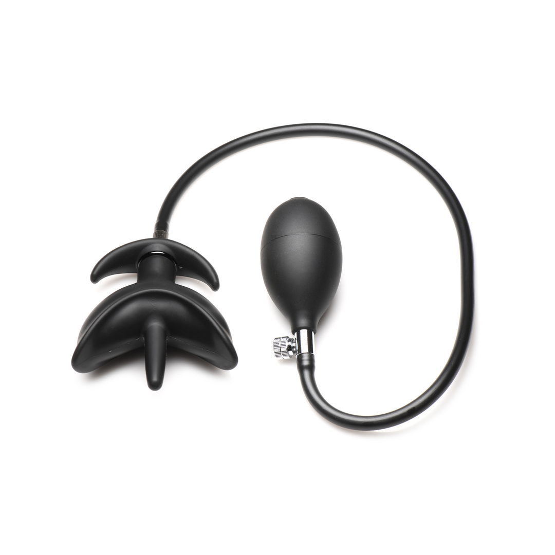 Bad Buoy Anker - Aufblasbarer Silikon Anal Plug - Schwarz