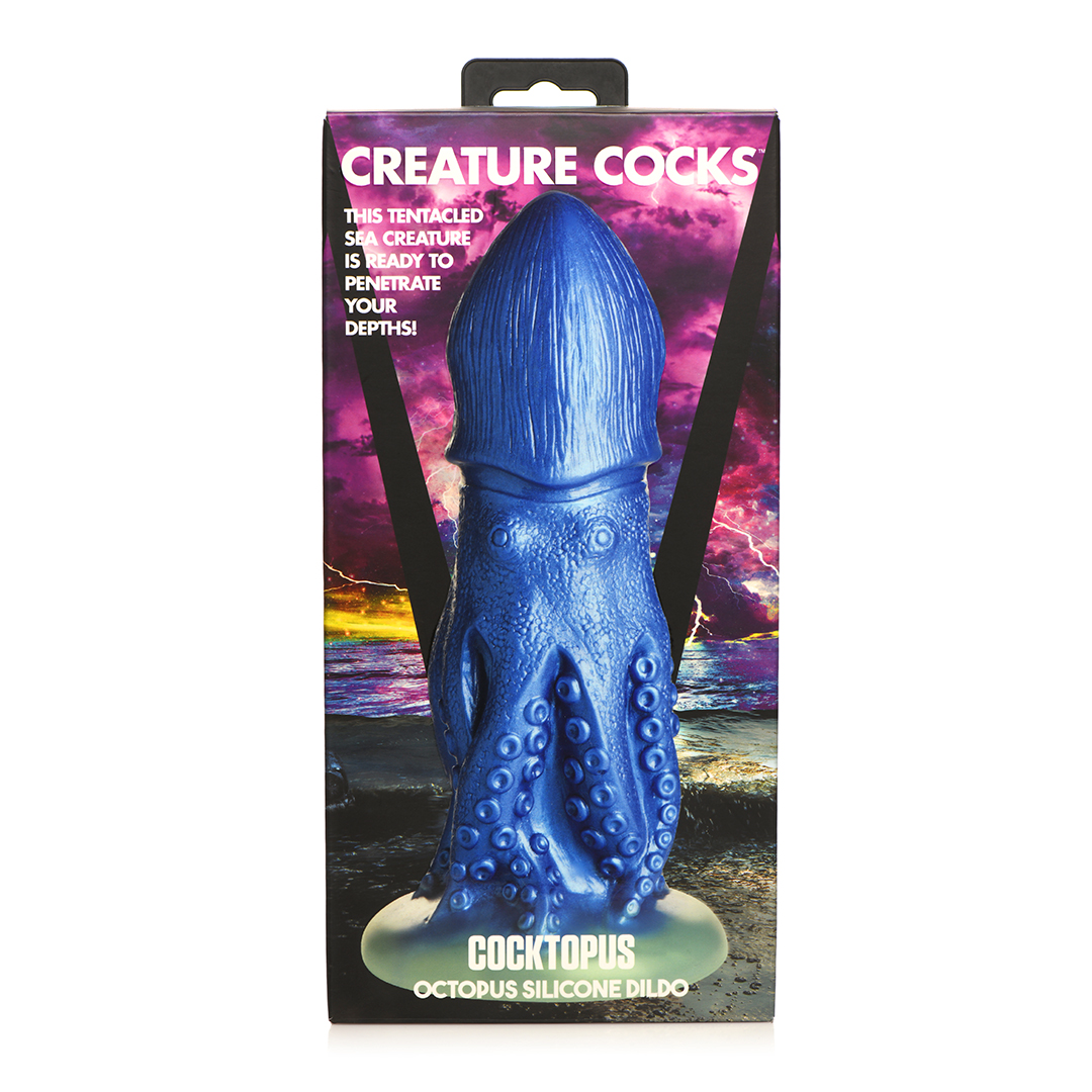 Cocktopus Octopus - Silikondildo - Blau