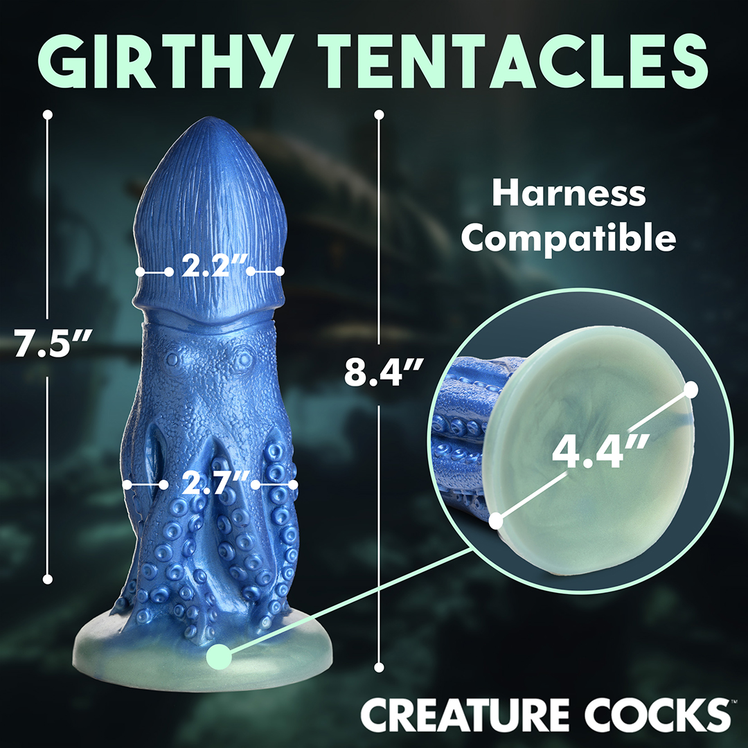 Cocktopus Octopus - Silikondildo - Blau