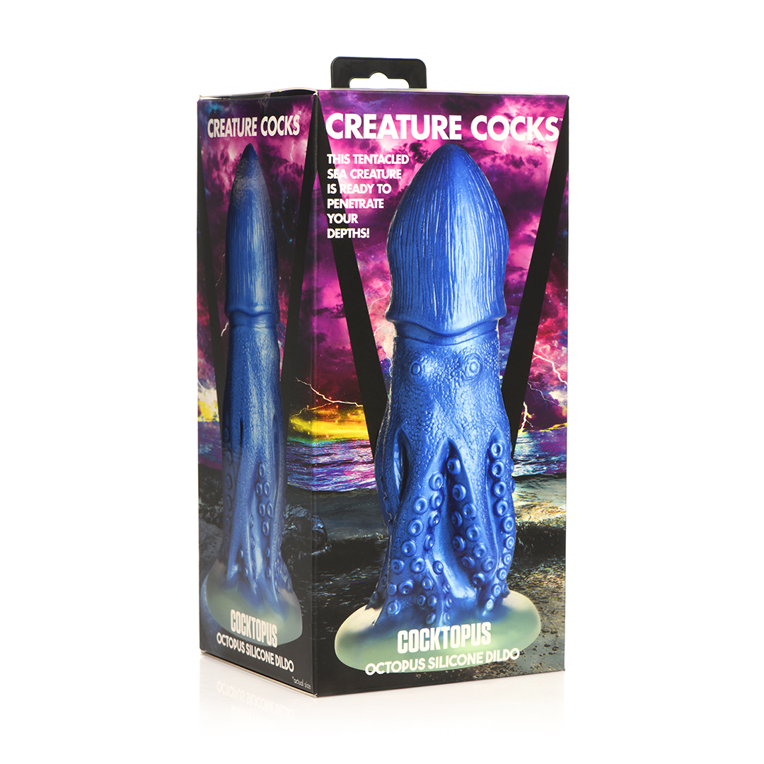 Cocktopus Octopus - Silikondildo - Blau