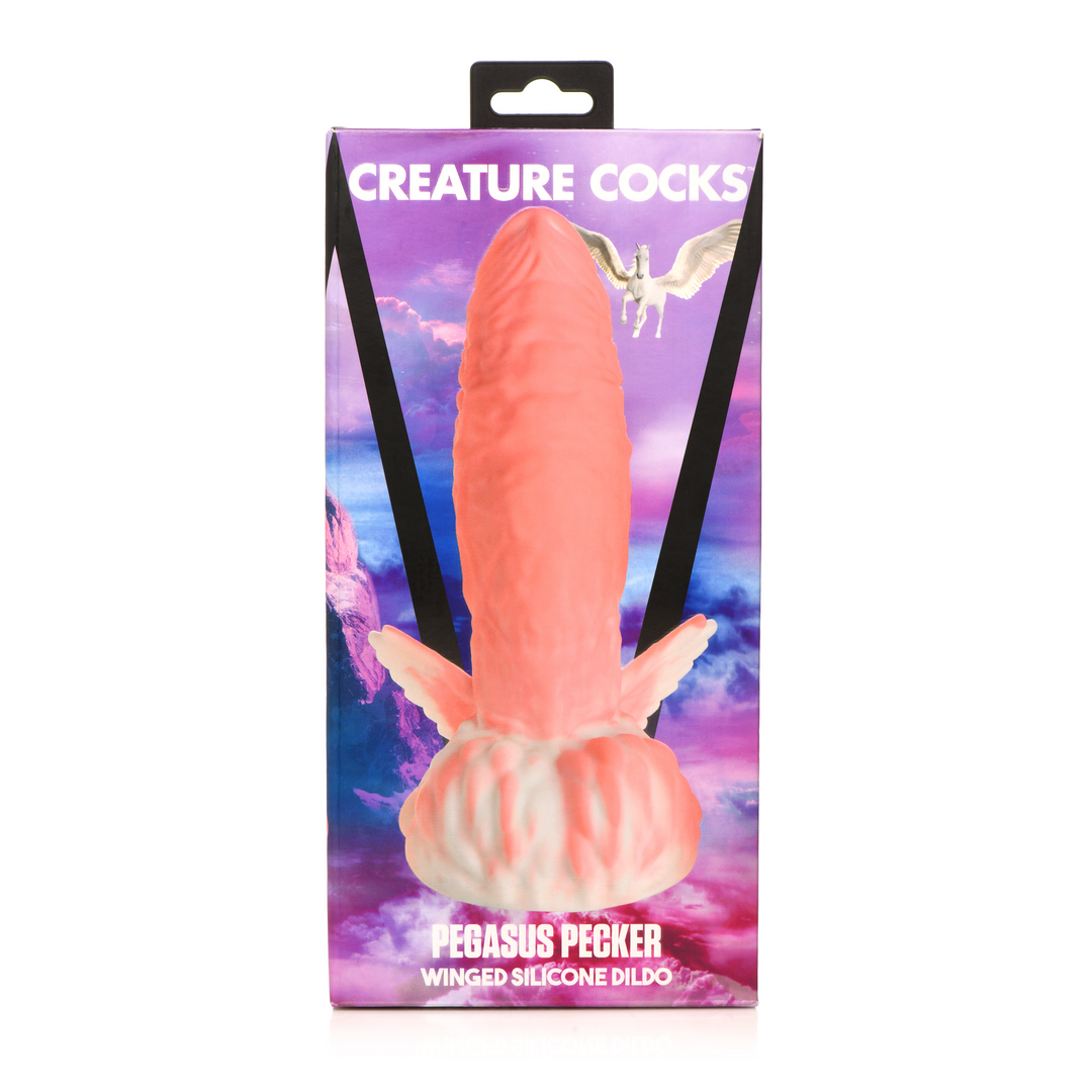 Pegasus - Pecker Flügelsilikon Dildo - Pink