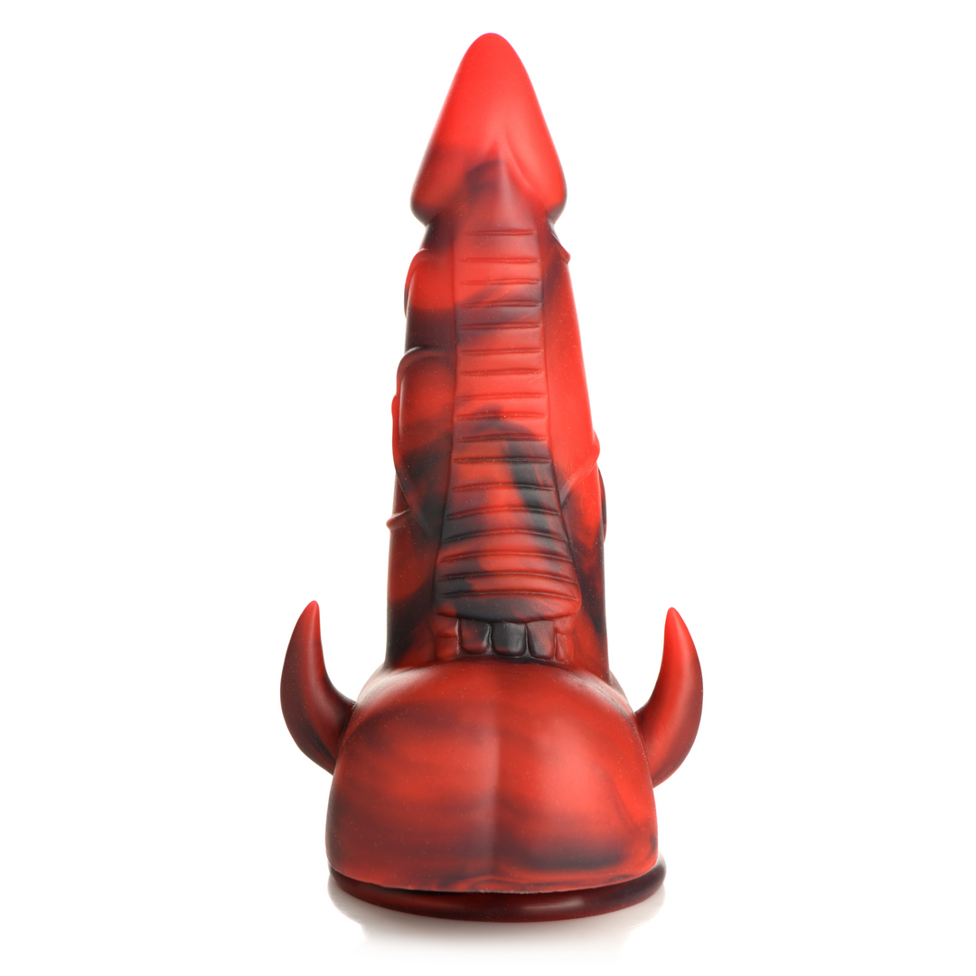 Horny Devil - Demon Silikon Dildo - Rot