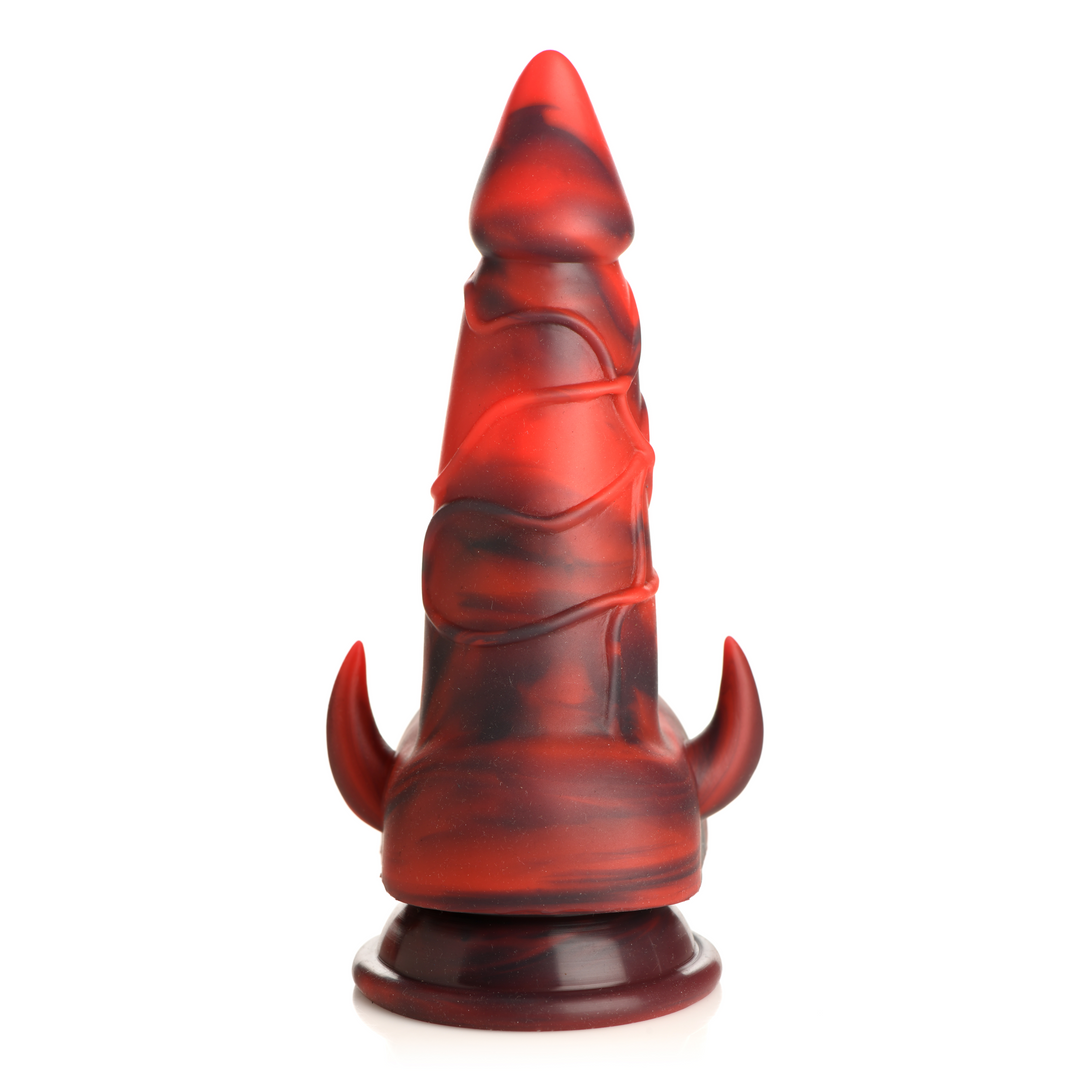 Horny Devil - Demon Silikon Dildo - Rot