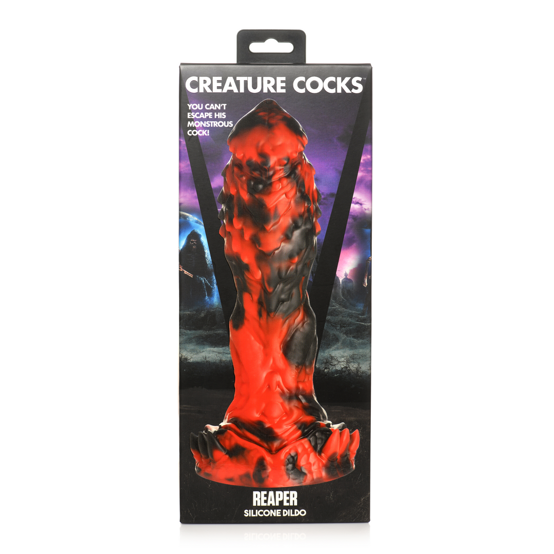 Grim Reaper - Silicone Dildo - Rot/Schwarz