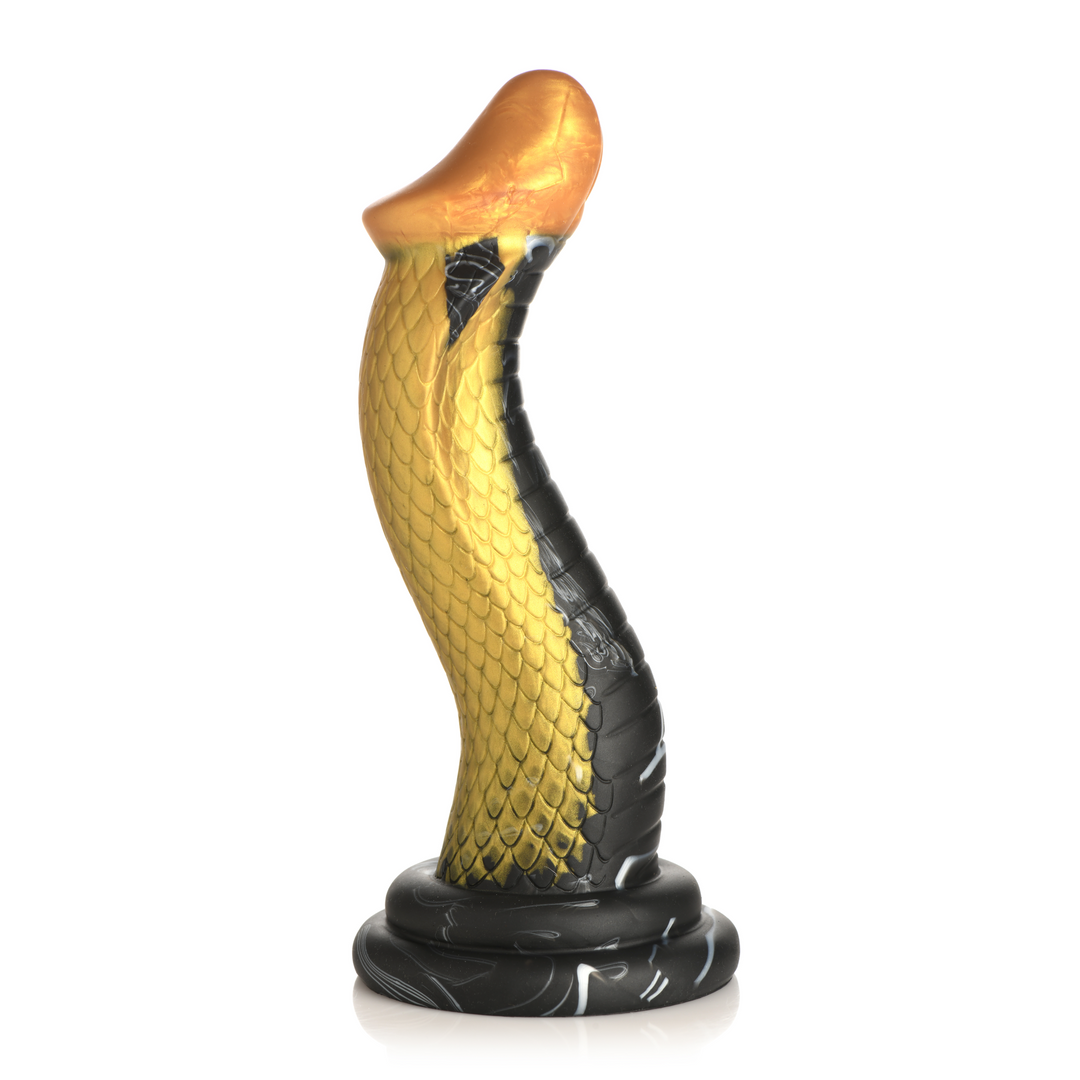 Goldene Schlange - Silikon-Dildo