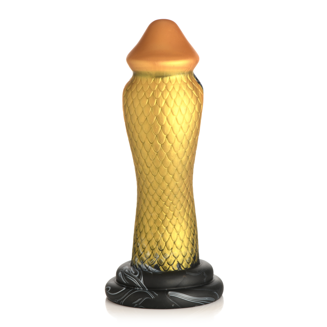 Goldene Schlange - Silikon-Dildo