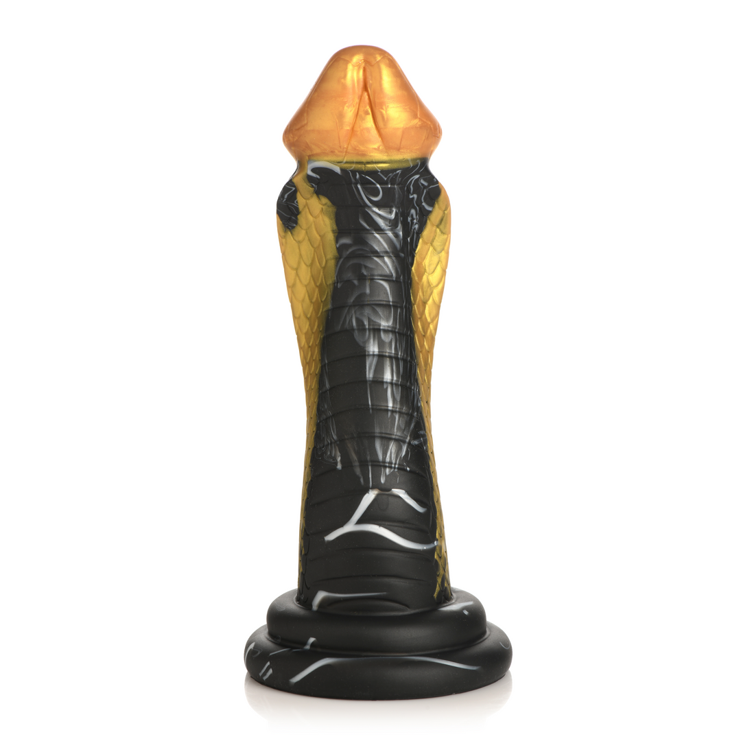 Goldene Schlange - Silikon-Dildo