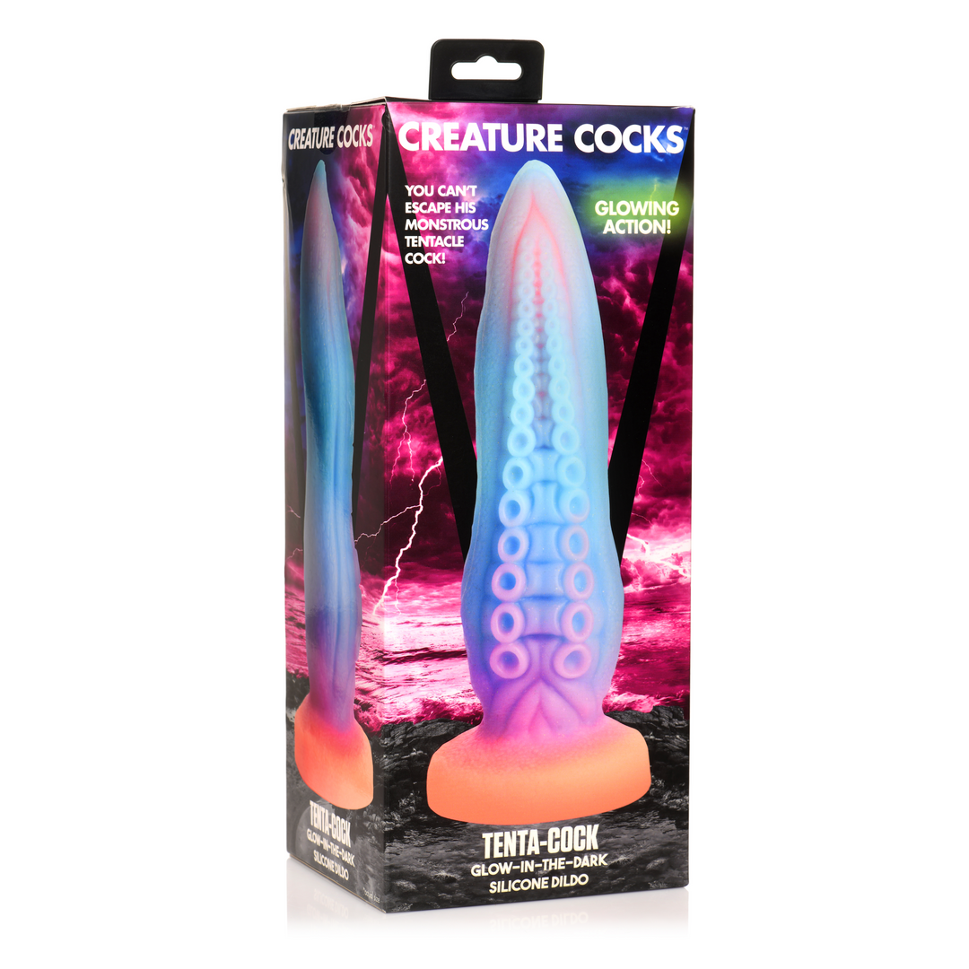 Tenta-Cock - Leuchtende Silikon-Dildo