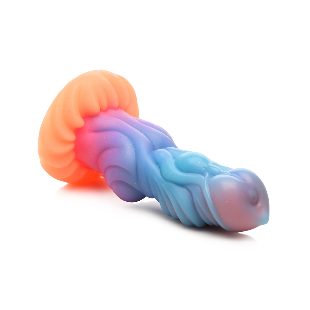 Alien Invasor - Alien Leuchtende Silikon-Dildo