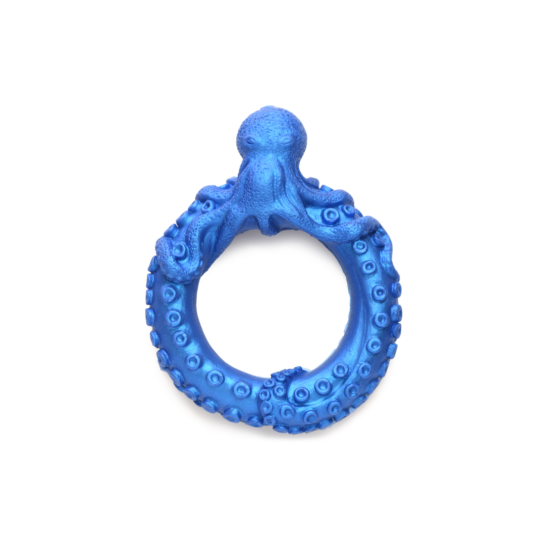 Poseidons Octo-Ring - Silikon Cockring - Blau