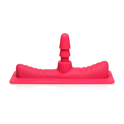 Satteladapter mit Dildo - Pink/Flesh