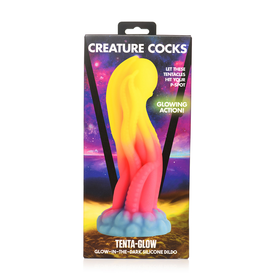 Tenta Glow - Leuchtender Silikon-Dildo