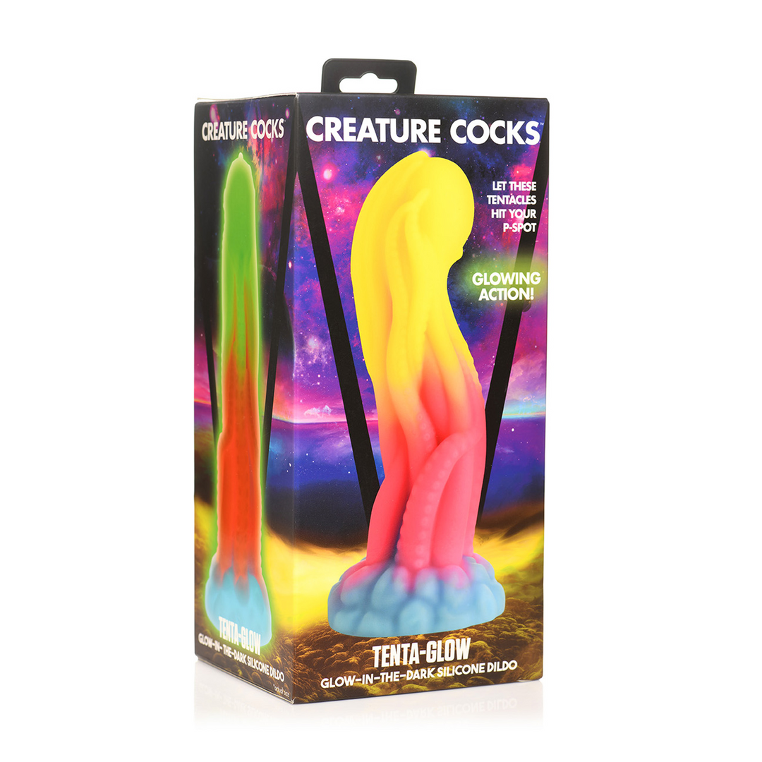 Tenta Glow - Leuchtender Silikon-Dildo