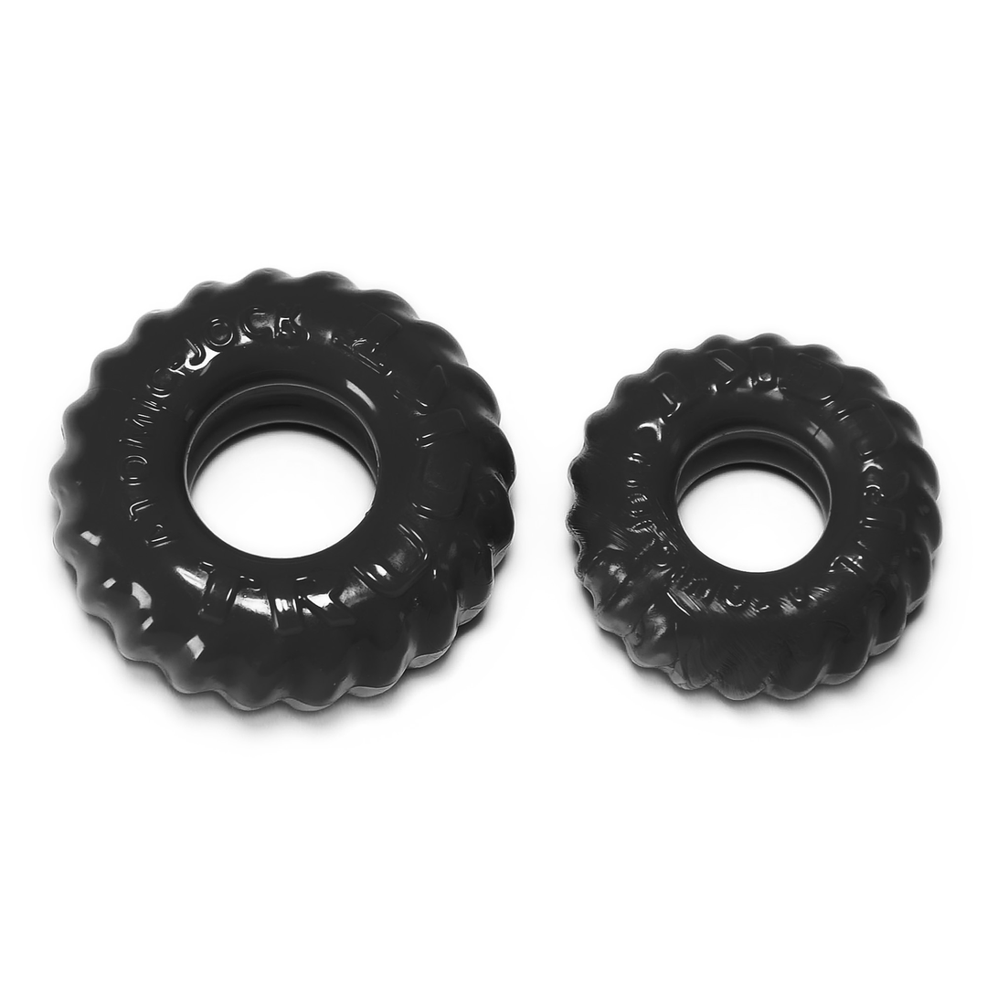 Truckt - 2-pack Stretchy Cockring - Black