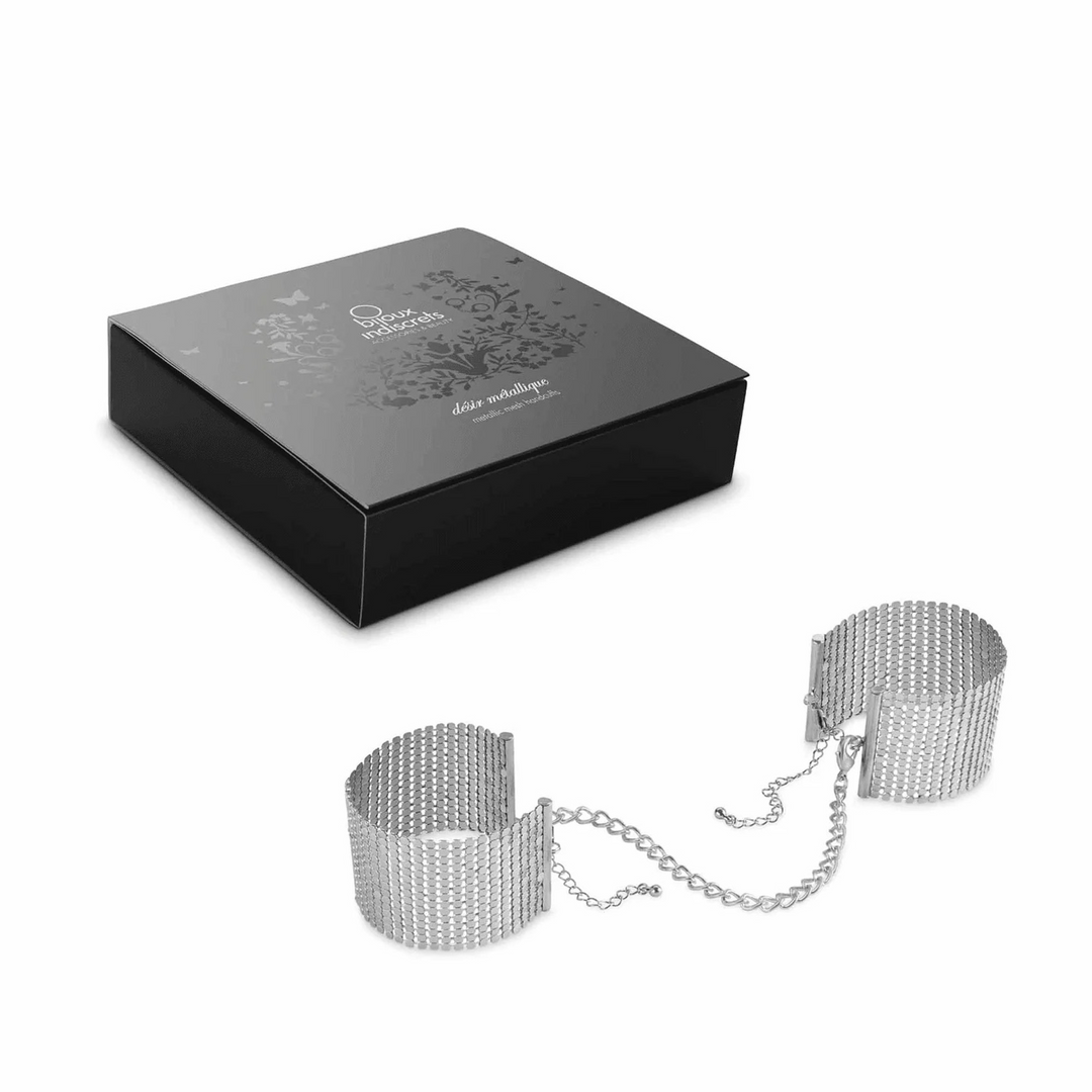 Desir Métallique - Metallic Mesh Handcuffs