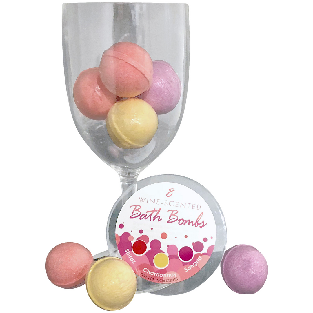 Wine Scented Bath Bombs (8 pc)