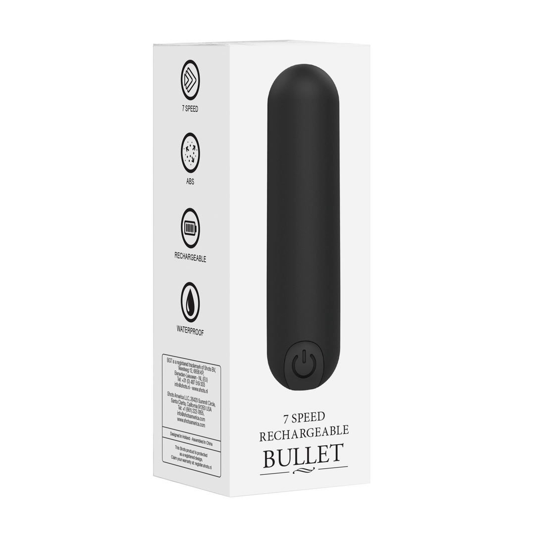 10 Speed Rechargeable Bullet - Black