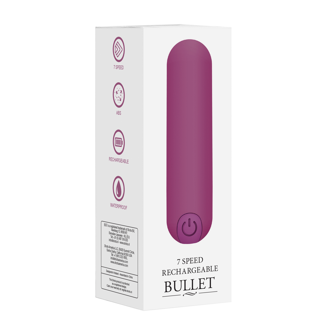 10 Speed Rechargeable Bullet - Purple