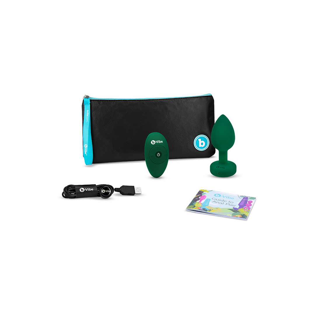 Emerald - Vibrating Butt Plug - M/L