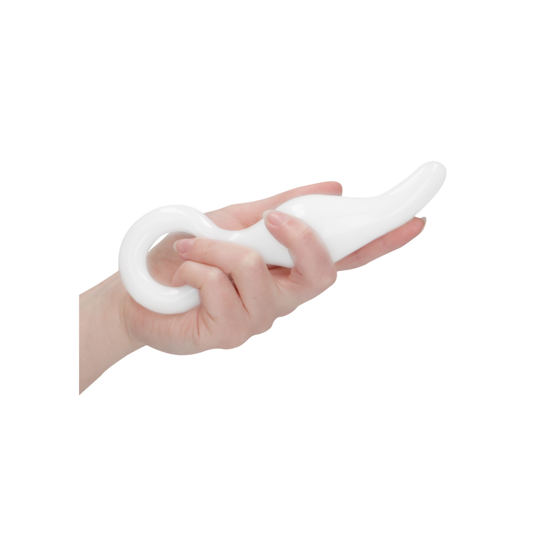 Gripper - Glass Dildo with Ring