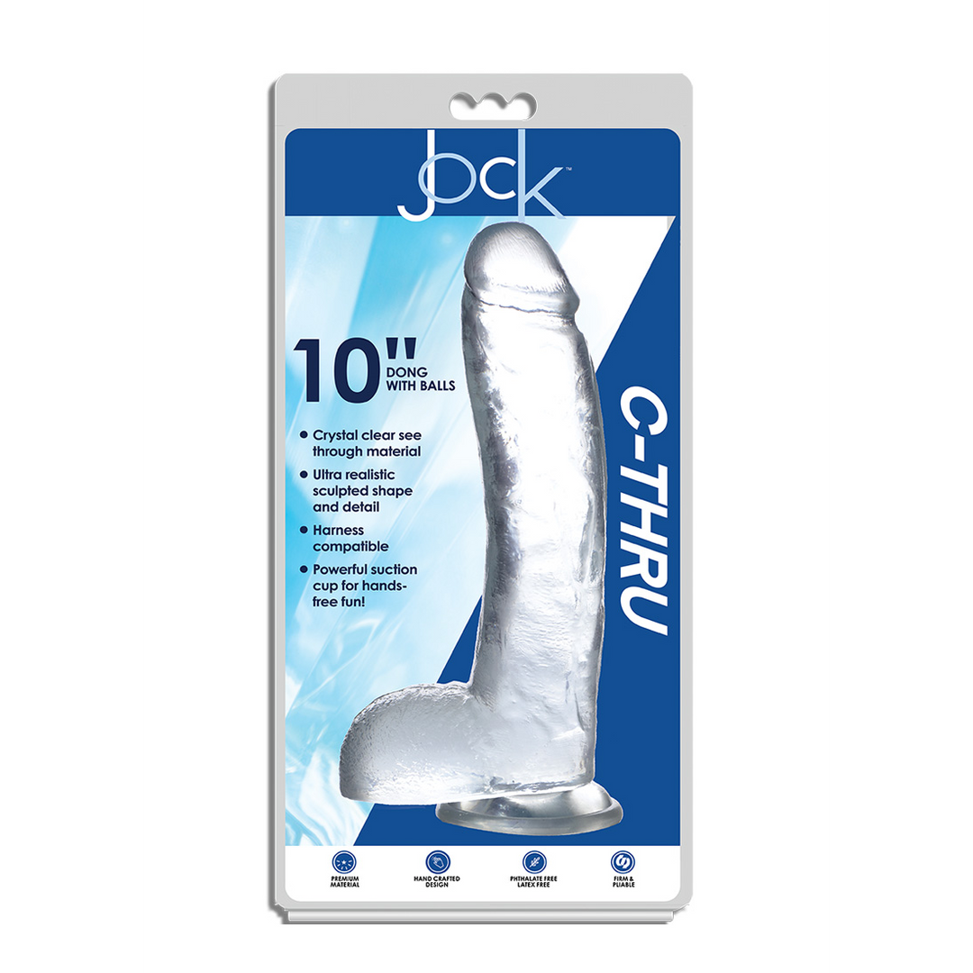 Dildo with Balls - 10 / 25,5 cm