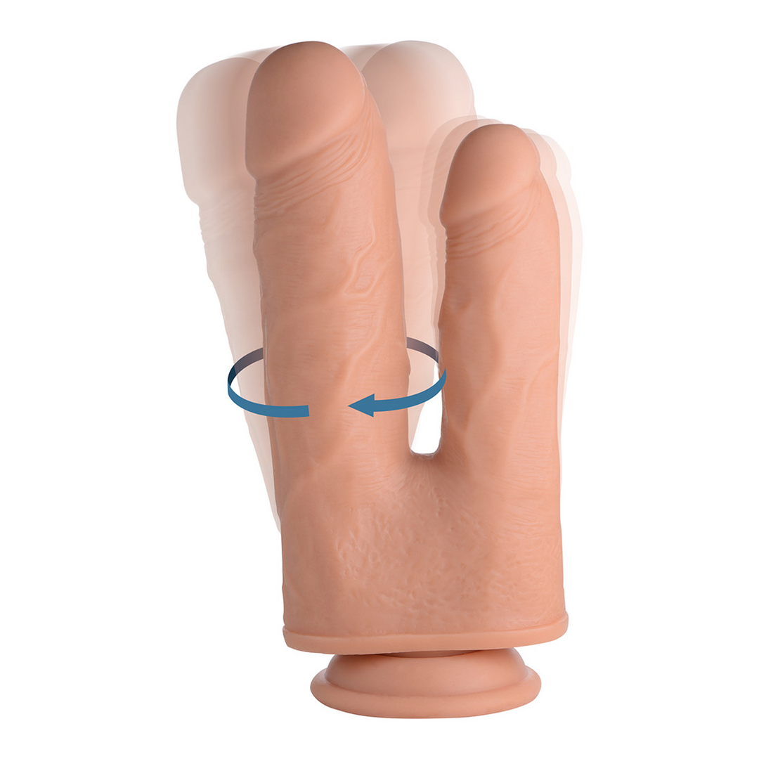 Double Shot Liquid Silicone Double Penetration Dildo - 8 / 20,5 cm