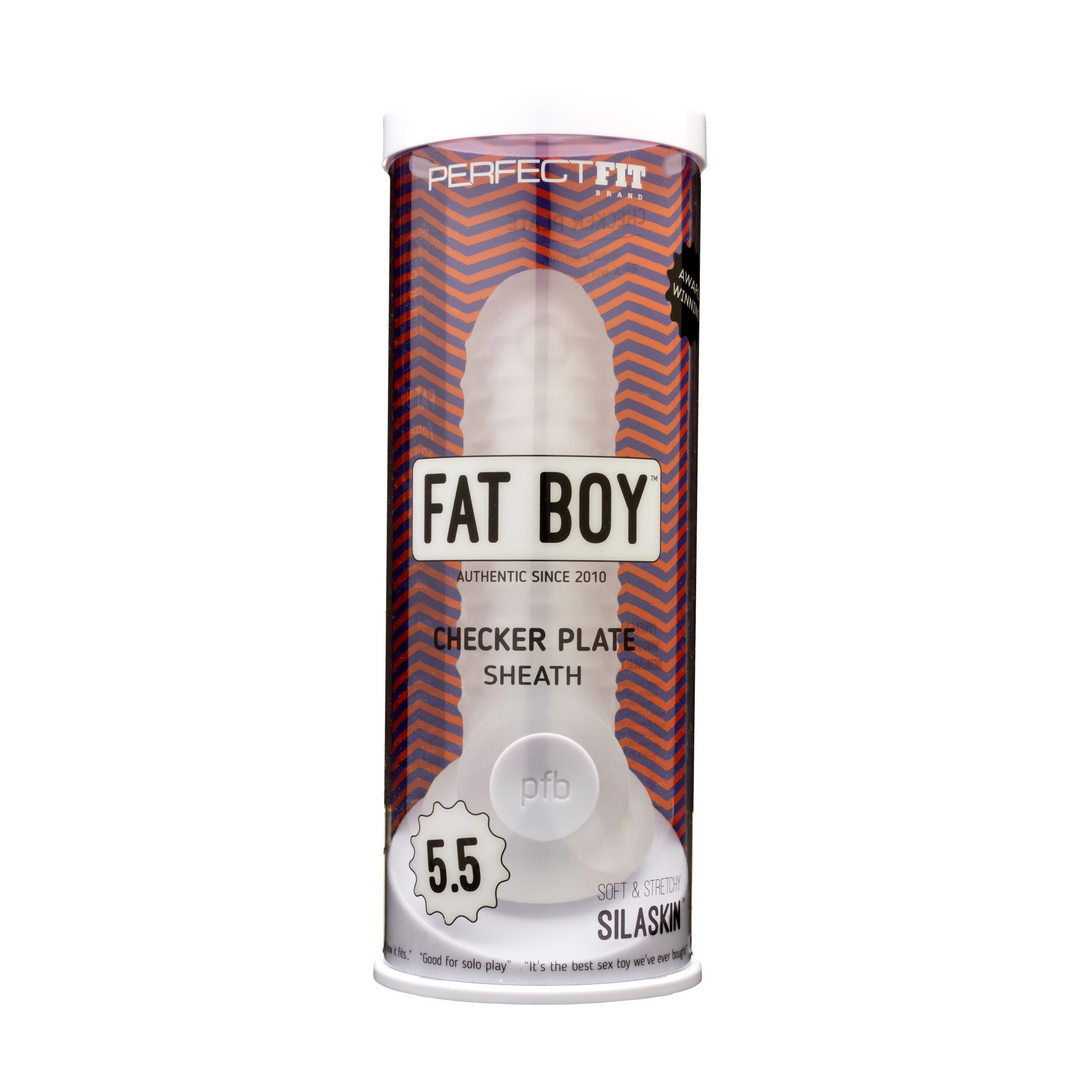 Fat Boy Checker Box Sheath - Dildo - 6 / 14 cm