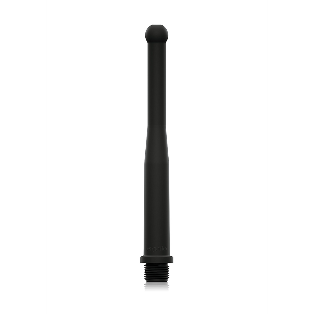 Ergoflo - Silicone Flex Tip for Anal Shower - 8 / 20 cm - Black