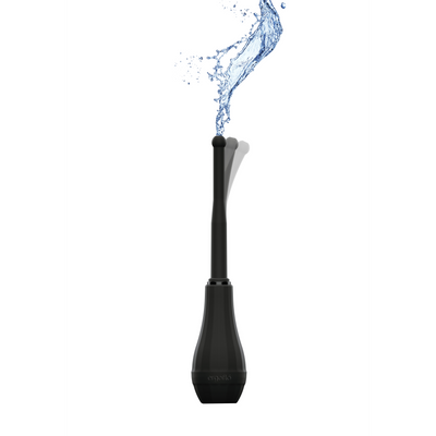 Ergoflo - Silicone Flex Tip for Anal Shower - 8 / 20 cm - Black