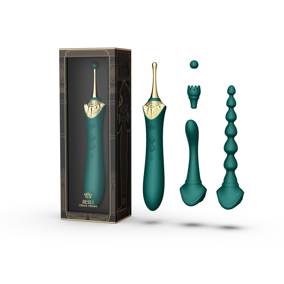 Bess 2 - Clitoral Vibrator - Turquoise Green