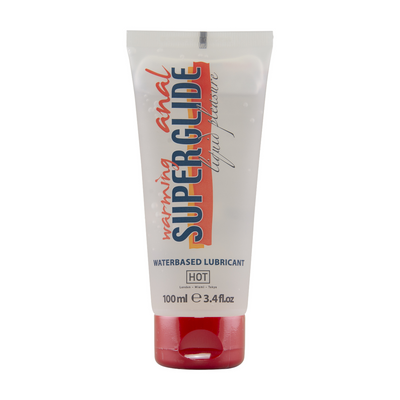 Anal Superglide Warming Liquid Pleasure - Waterbased Lubricant - 3 fl oz / 100 ml