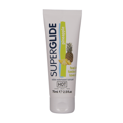 Superglide - Edible Waterbased Lubricant - Pineapple - 3 fl oz / 75 ml