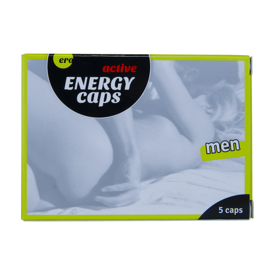 Energy Caps - Stimulating Pills for Men - 5 Pieces