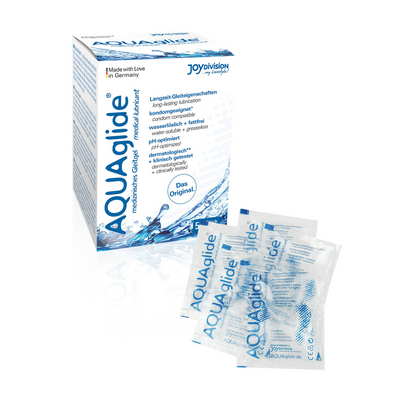 AQUAglide Neutral - Waterbased Anal Lubricant - Single Porions - 50 Pieces á 0.1 fl oz / 3 ml