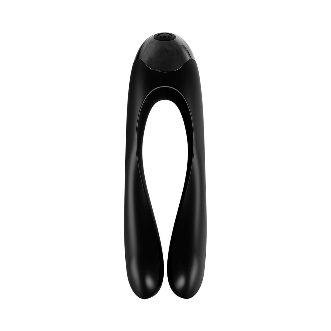 Candy Cane - Finger Vibrator for Intimate Zones - Black