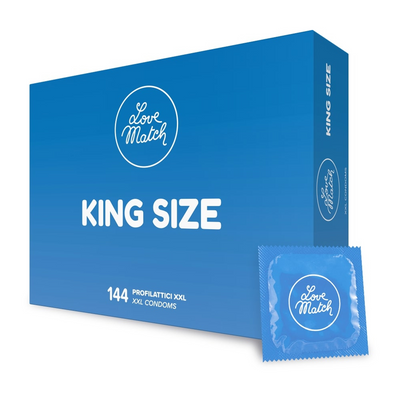 King Size - Condoms - 2.4 / 60 mm - 144 Pieces