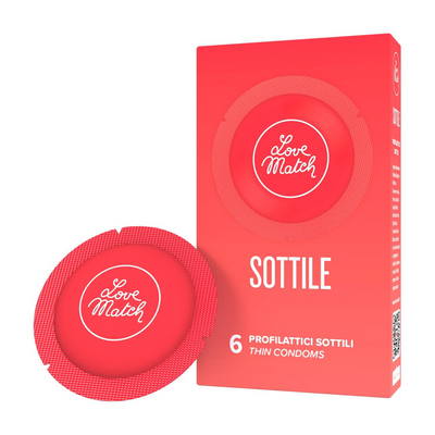 Sottile - Thin Condoms - 6 Pieces