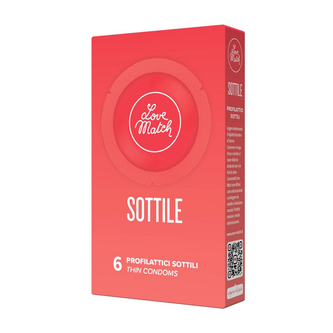 Sottile - Thin Condoms - 6 Pieces