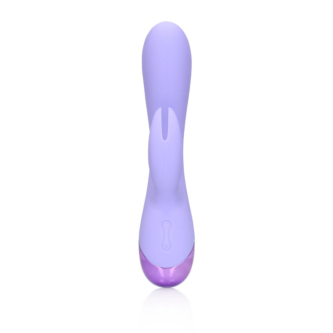 Smooth Silicone Rabbit Vibrator - Digital Lavender