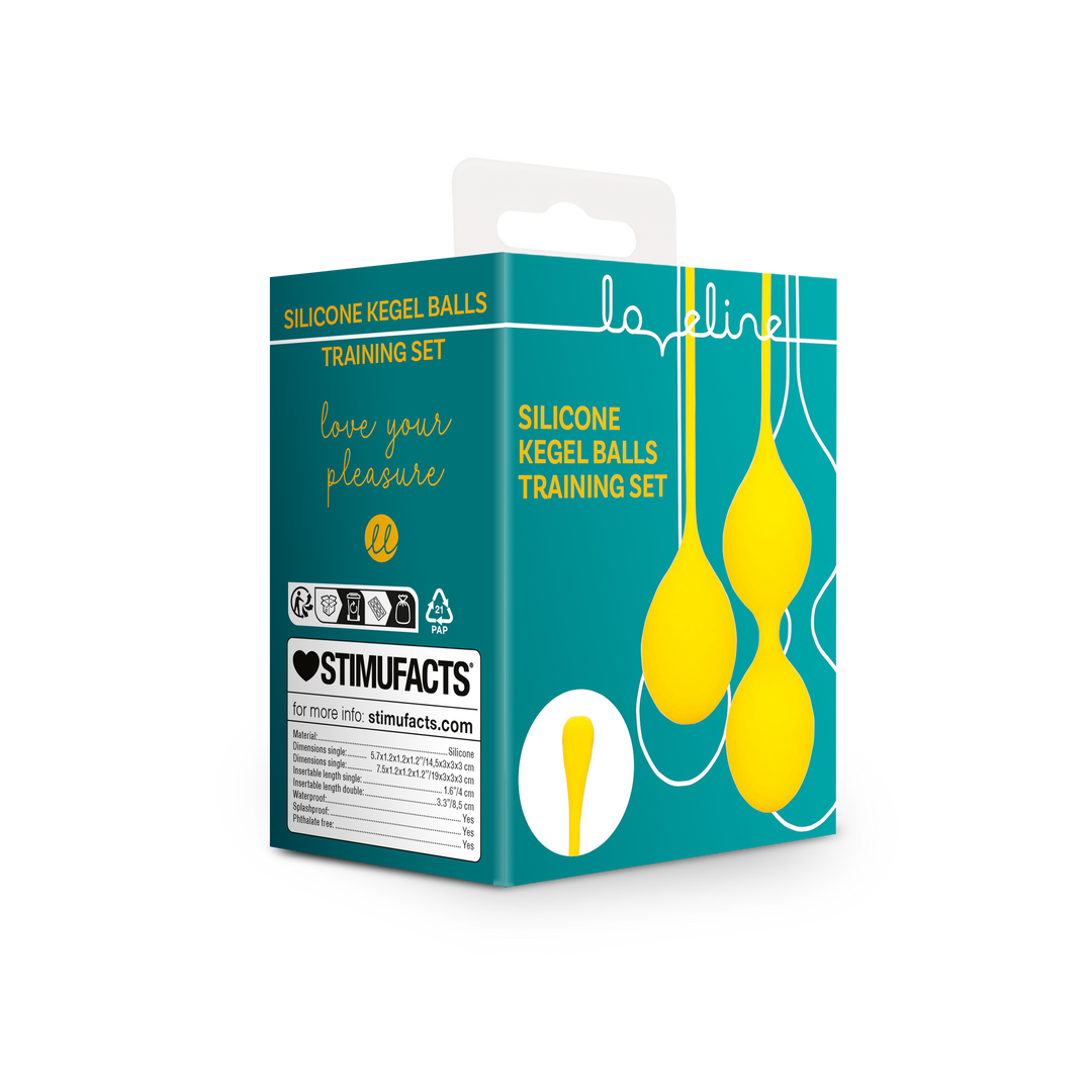 Silicone Kegel Balls Training Set - Carambola