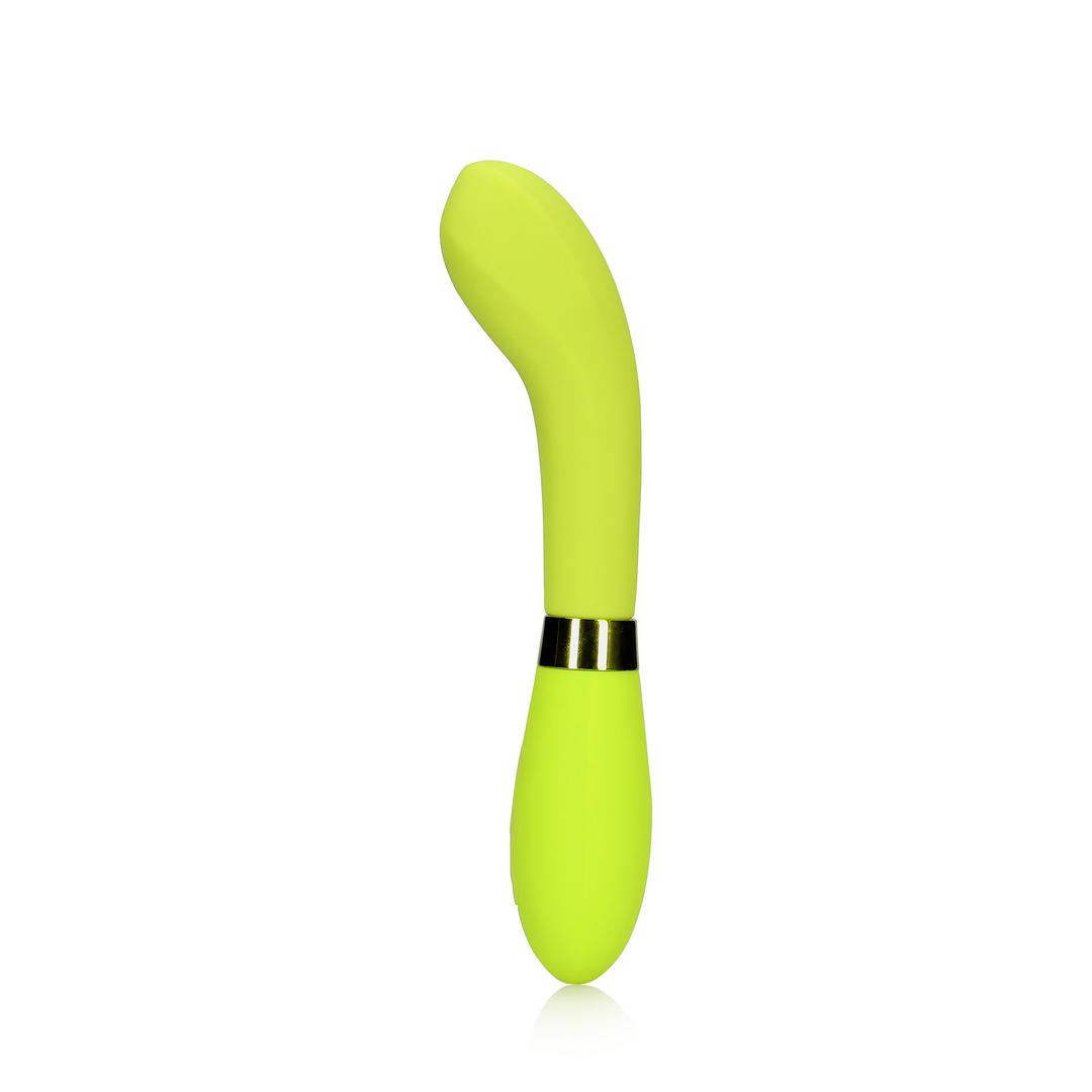 Silicone G-Spot Vibrator - Lime Passion