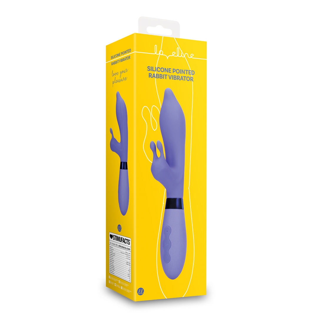 Silicone Pointed Rabbit Vibrator - Protanopia